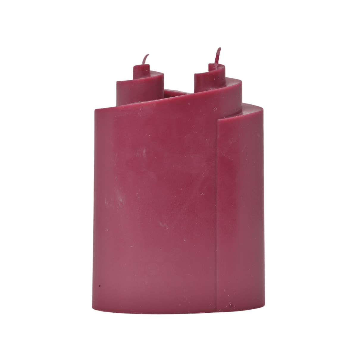 Lumanare Decorativa Coloana 2 Fitile - imagine 3