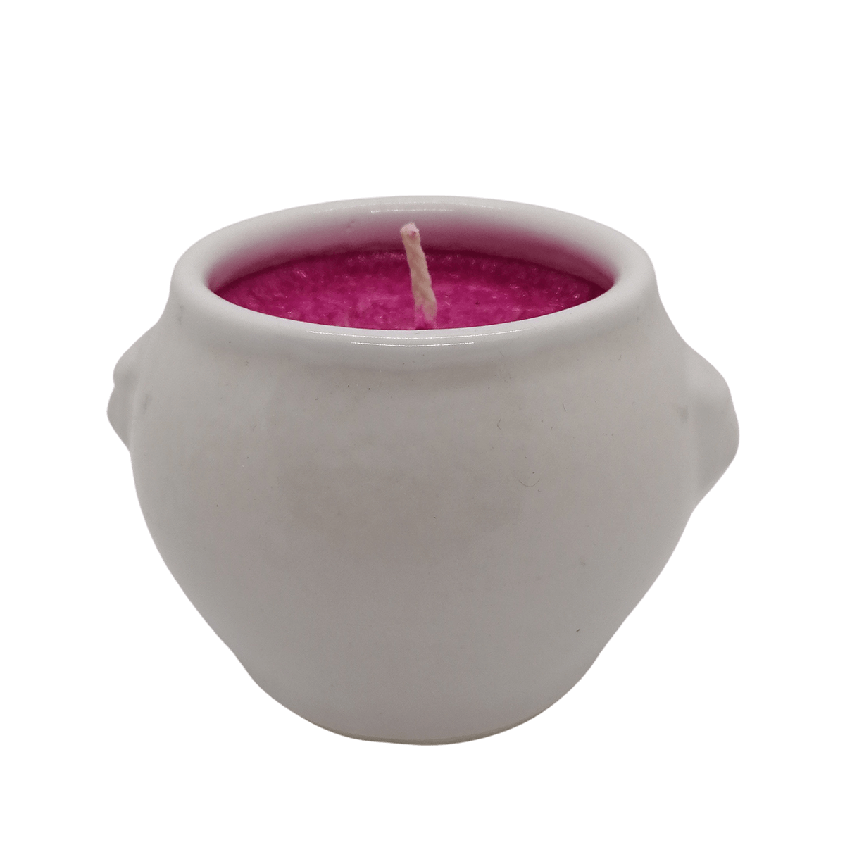 Lumanare Parfumata Vas Ceramica Alb