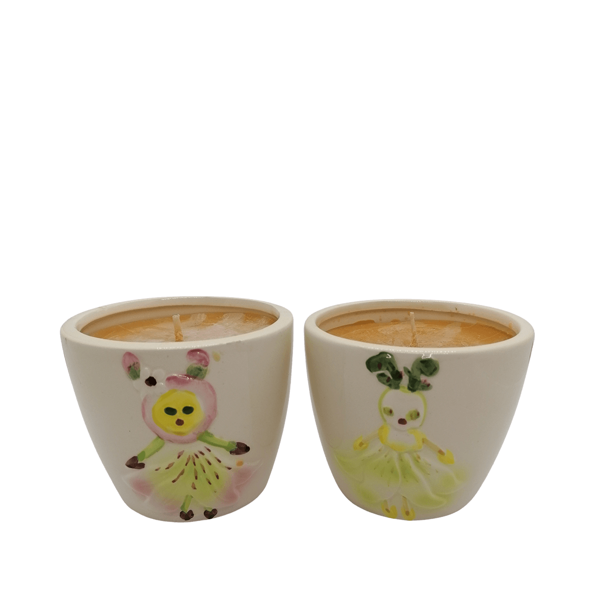 Lumanare Parfumata Set Ghivece Ceramica