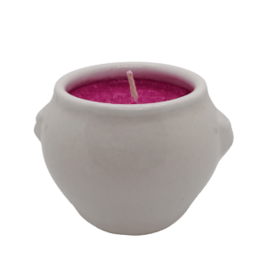 Lumanare Parfumata Vas Ceramica Alb