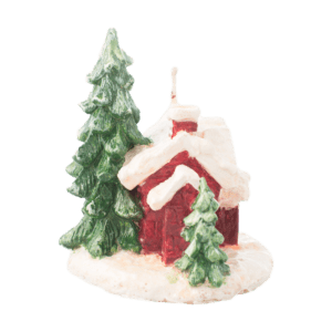 Lumanare Decorativa Casuta Cu Zapada